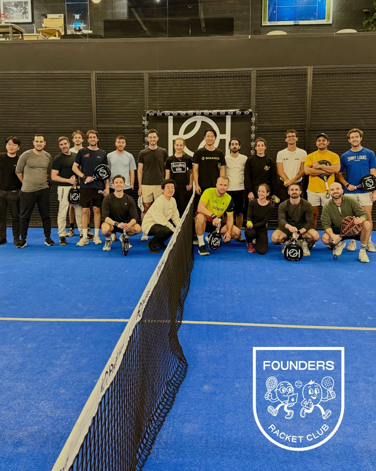 App Growth Paddle group at the Founder Racket Club