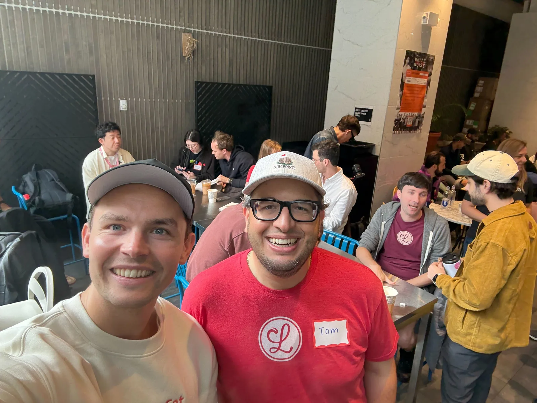 Attendees at the Software Sommelier event by Lickability